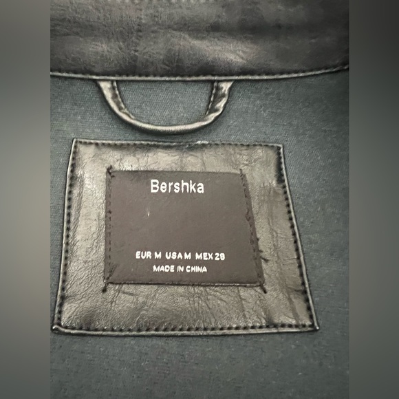 Bershka Faux Leather Shacket in Black Women’s M - Picture 6 of 12